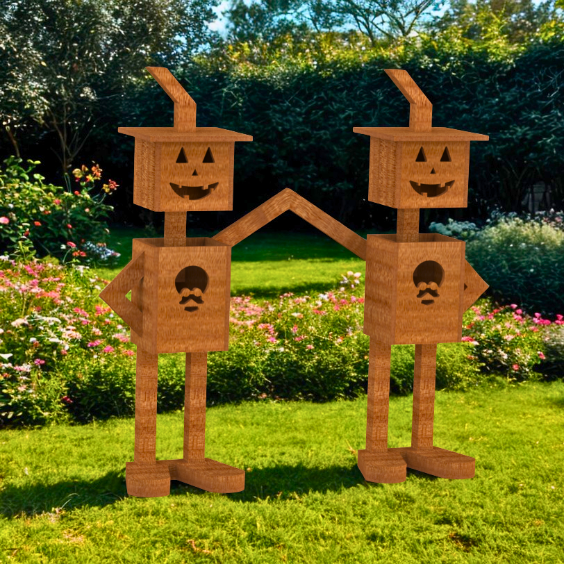 DIY Wooden Pumpkin Friends Plan  – Easy Step-by-Step Fall Decor Blueprint