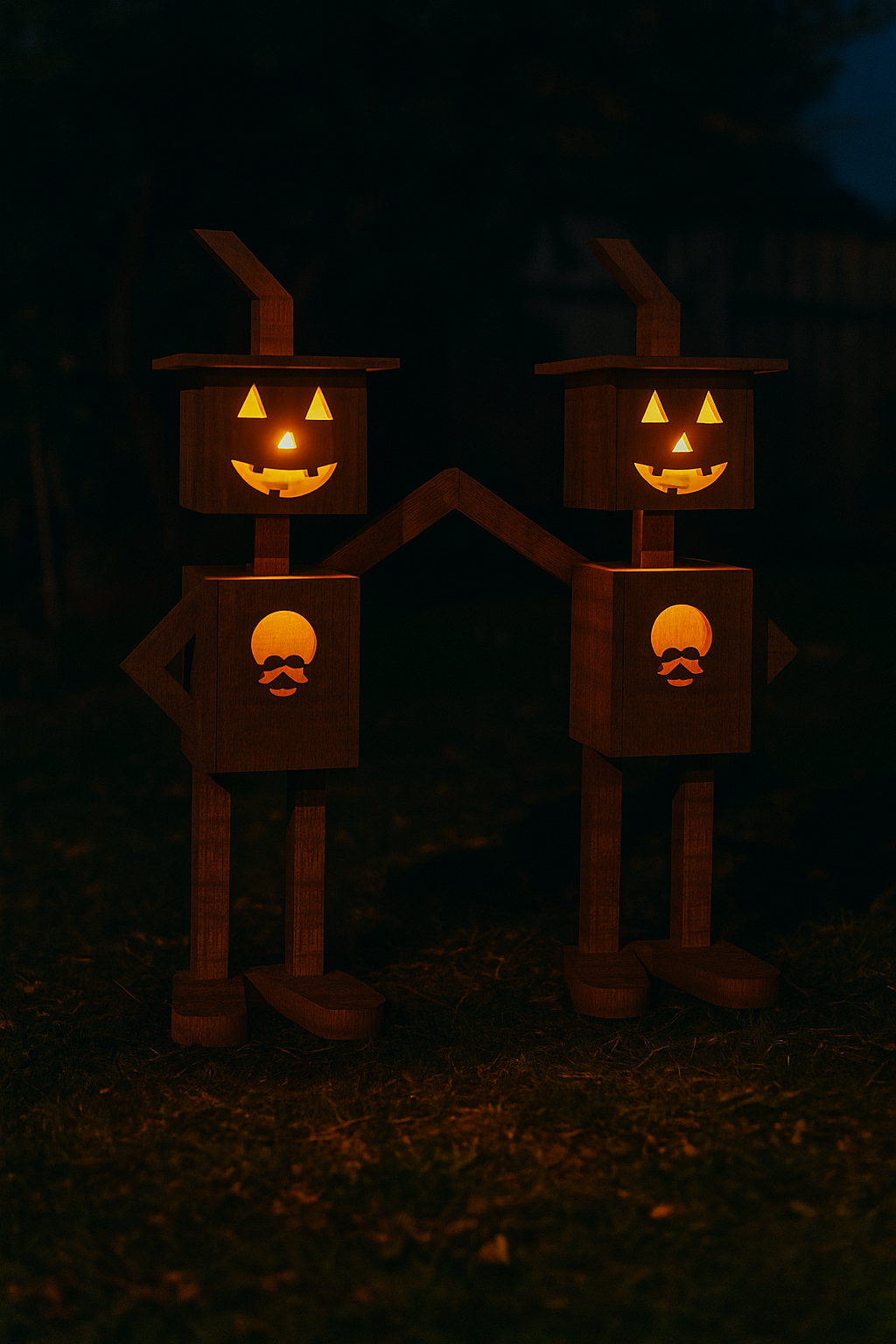 DIY Wooden Pumpkin Friends Plan  – Easy Step-by-Step Fall Decor Blueprint