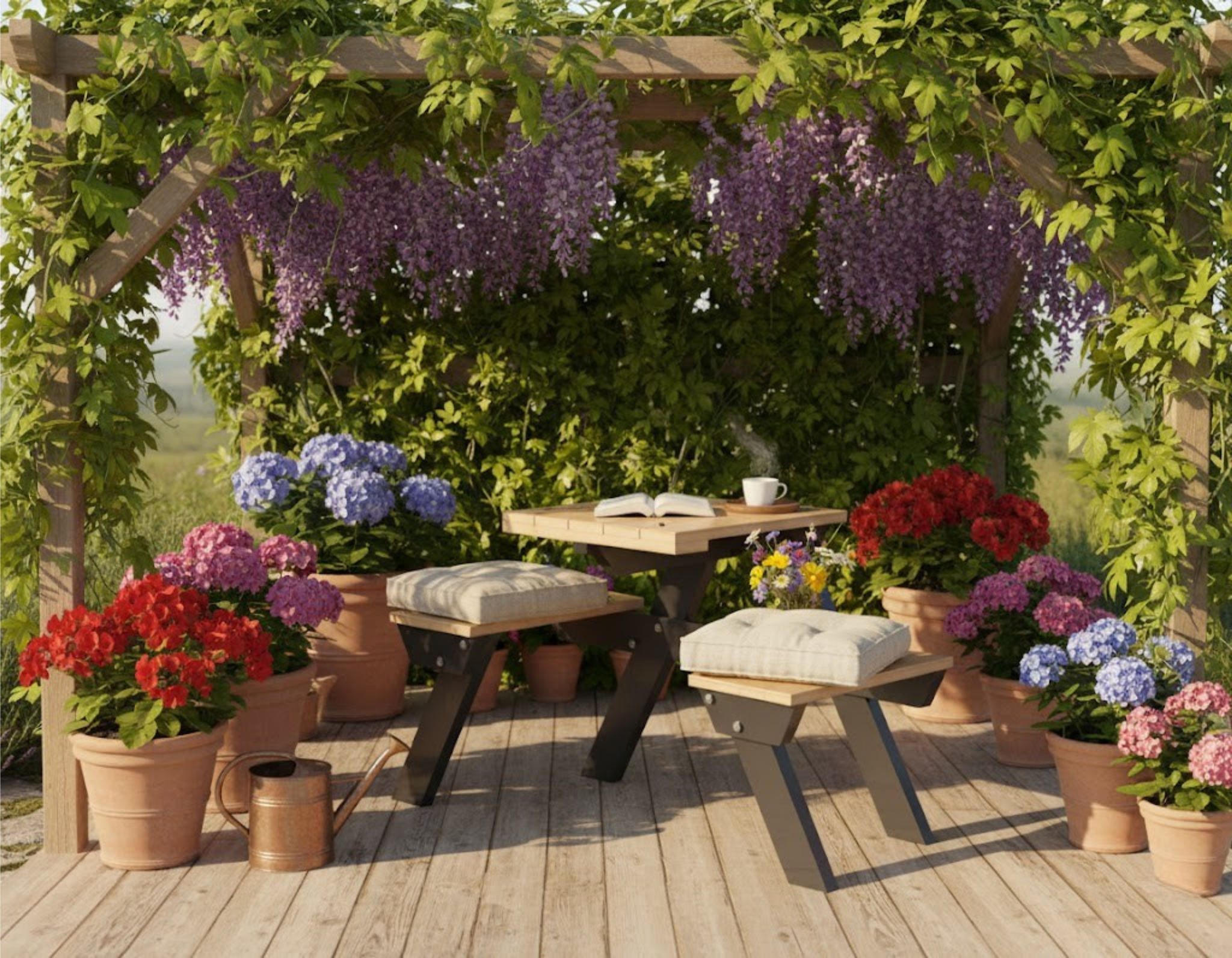 Heavy-Duty Picnic Table Plans (4 Seater) | M12 Bolt Design for Maximum Durability | Imperial & Metric PDF