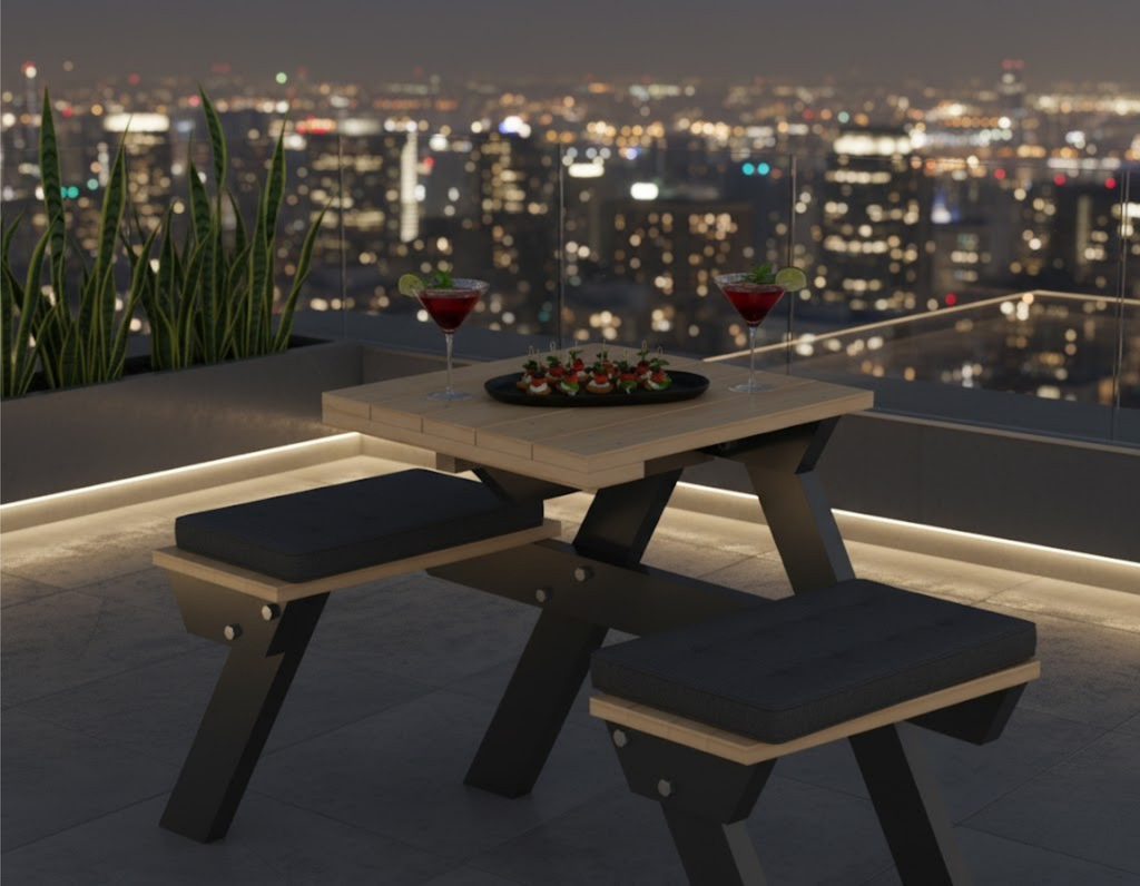 Heavy-Duty Picnic Table Plans (4 Seater) | M12 Bolt Design for Maximum Durability | Imperial & Metric PDF