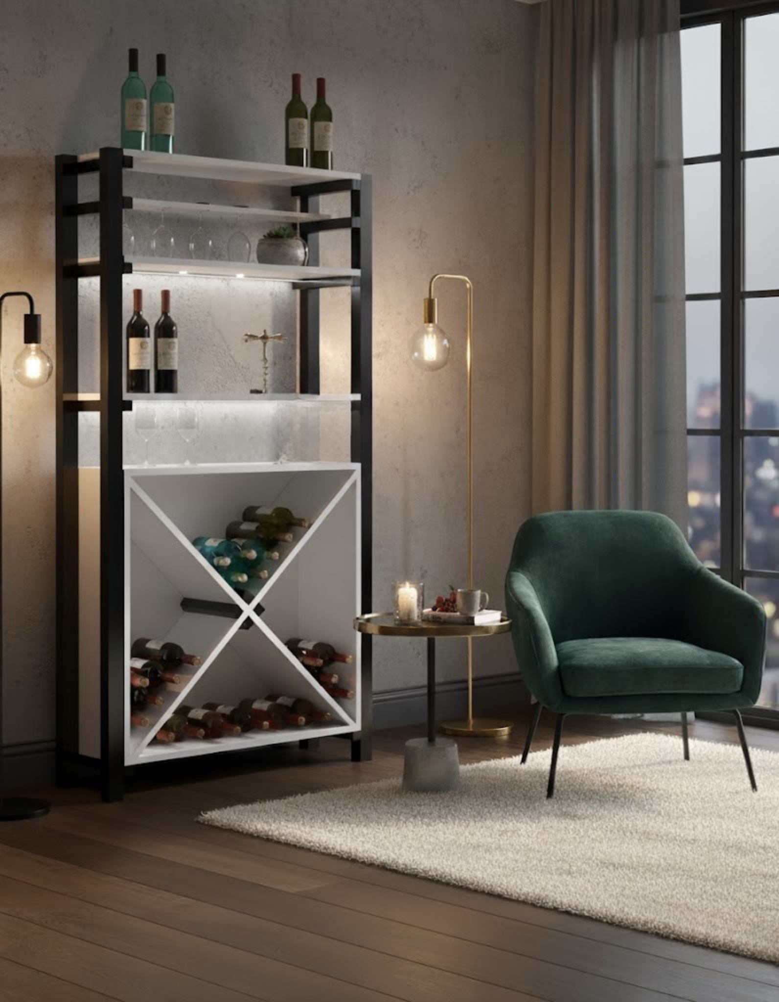 DIY Wine Rack Plan (Metric PDF) – Step-by-Step Woodworking Project for Home Bar