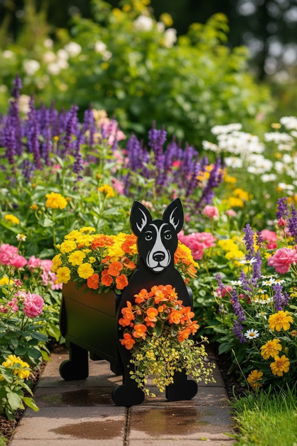 DIY Dog Planter Template (PDF) – Beginner Woodworking Guide for Garden Decor | Instant Download