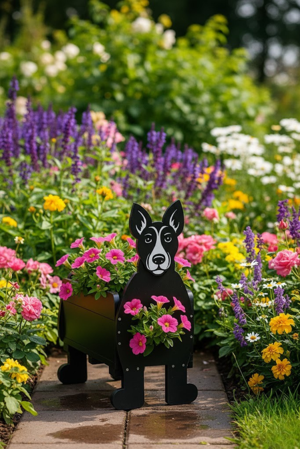 DIY Dog Planter Template (PDF) – Beginner Woodworking Guide for Garden Decor | Instant Download