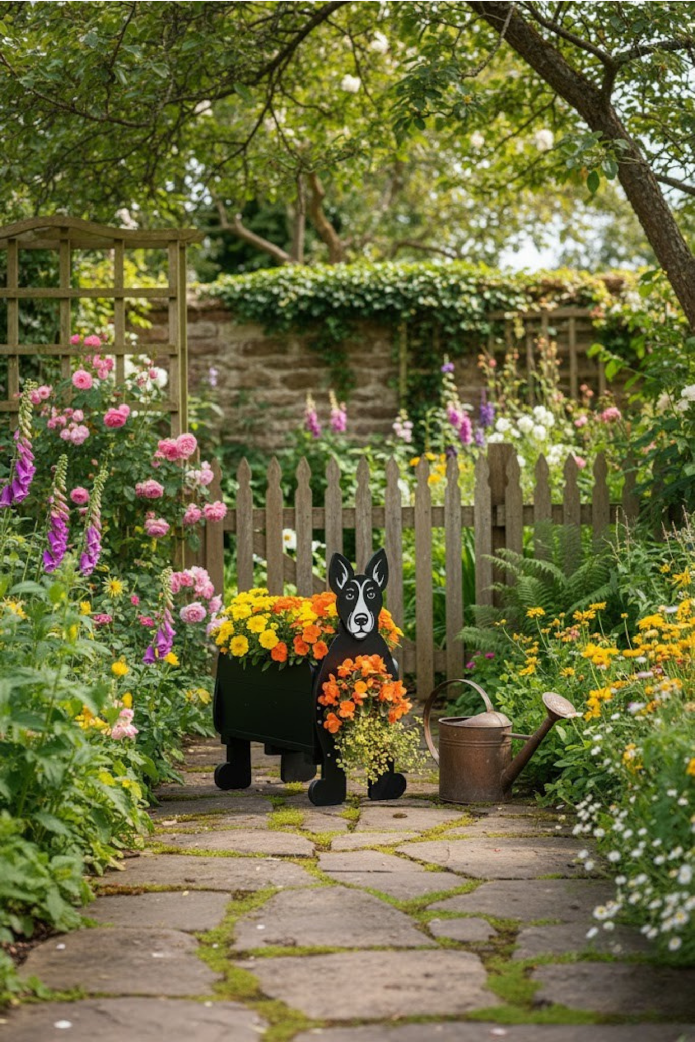 DIY Dog Planter Template (PDF) – Beginner Woodworking Guide for Garden Decor | Instant Download