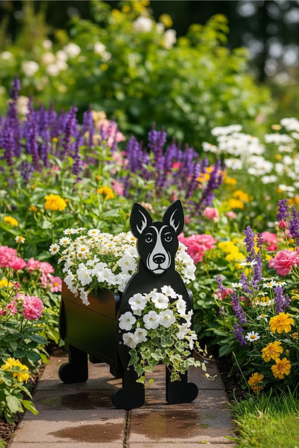 DIY Dog Planter Template (PDF) – Beginner Woodworking Guide for Garden Decor | Instant Download