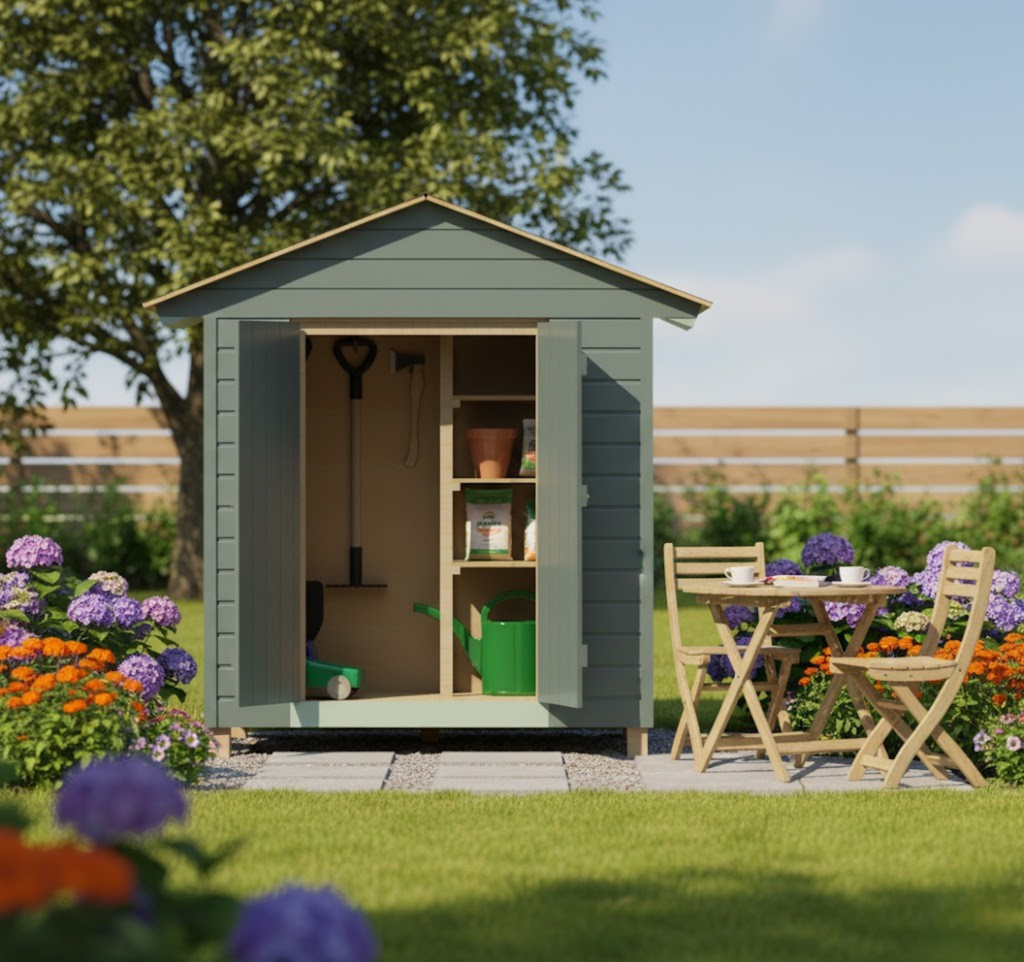 BE-1 Garden Equipment Organizer PLAN (PDF) - Engineered Outdoor Storage Blueprint