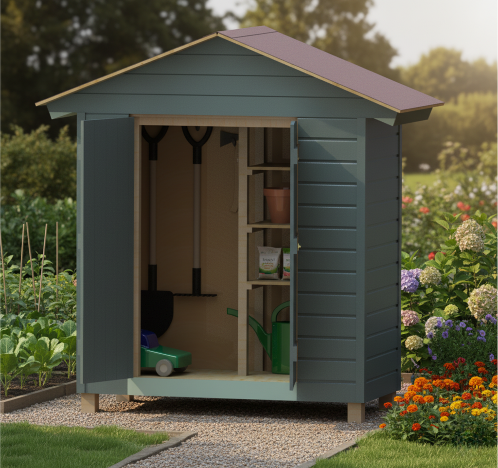 BE-1 Garden Equipment Organizer PLAN (PDF) - Engineered Outdoor Storage Blueprint