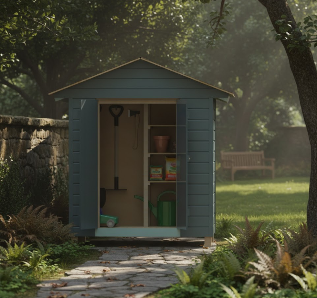 BE-1 Garden Equipment Organizer PLAN (PDF) - Engineered Outdoor Storage Blueprint