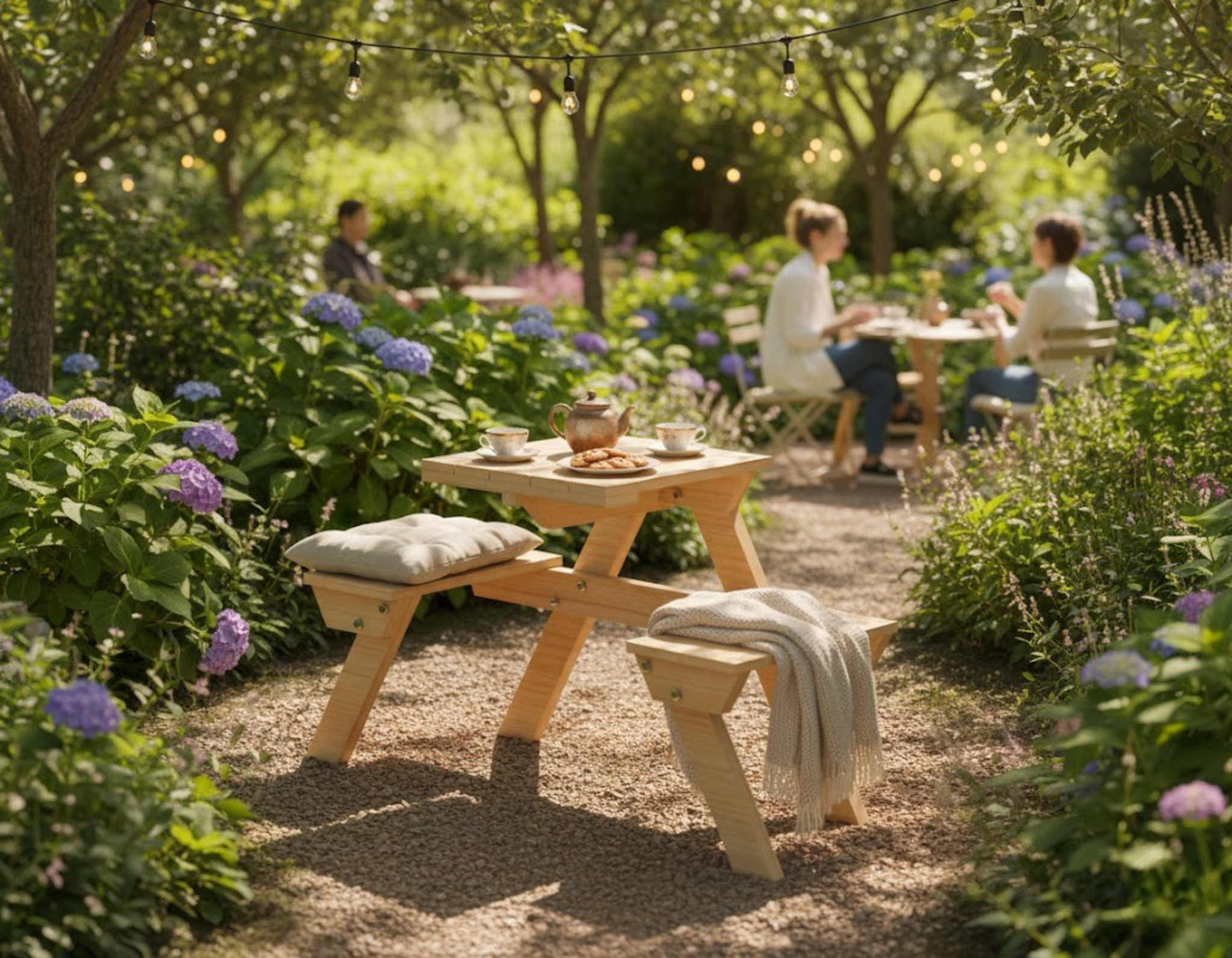 Heavy-Duty Picnic Table Plans (4 Seater) | M12 Bolt Design for Maximum Durability | Imperial & Metric PDF