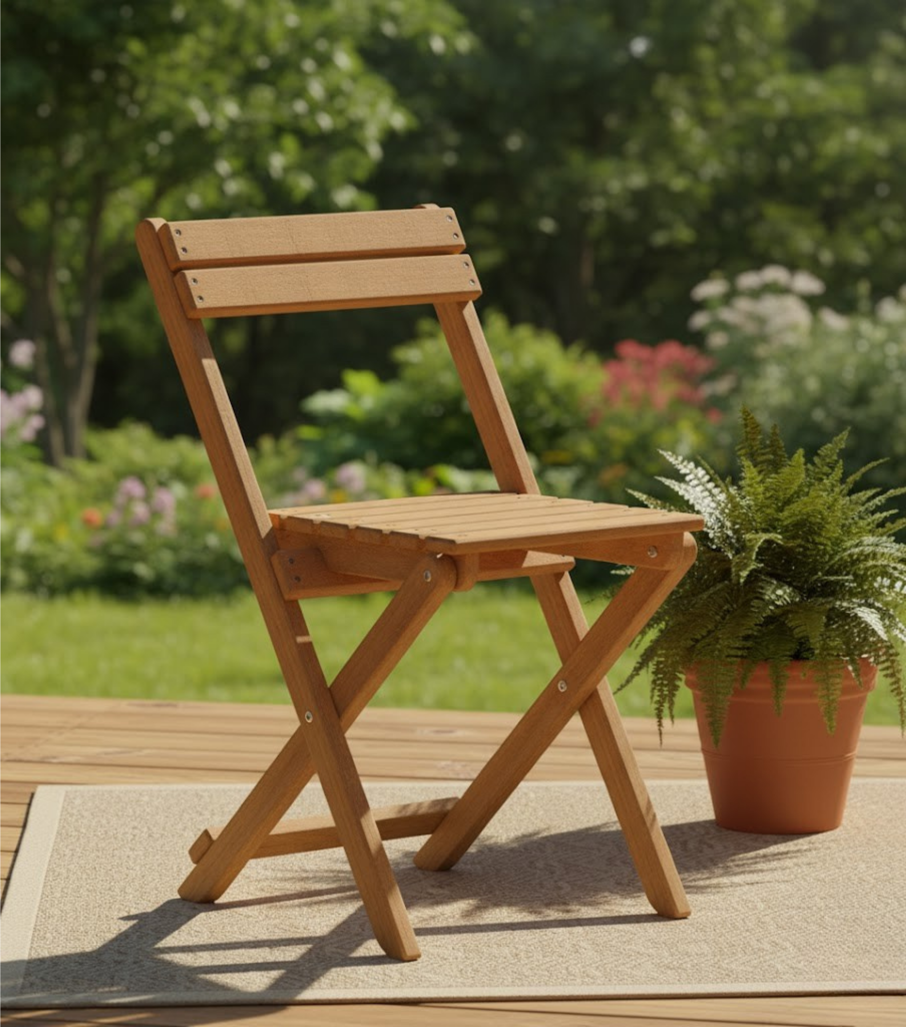 Portable Folding Chair Plan (PDF) – Strong Outdoor Seating Blueprint | Camping Ready