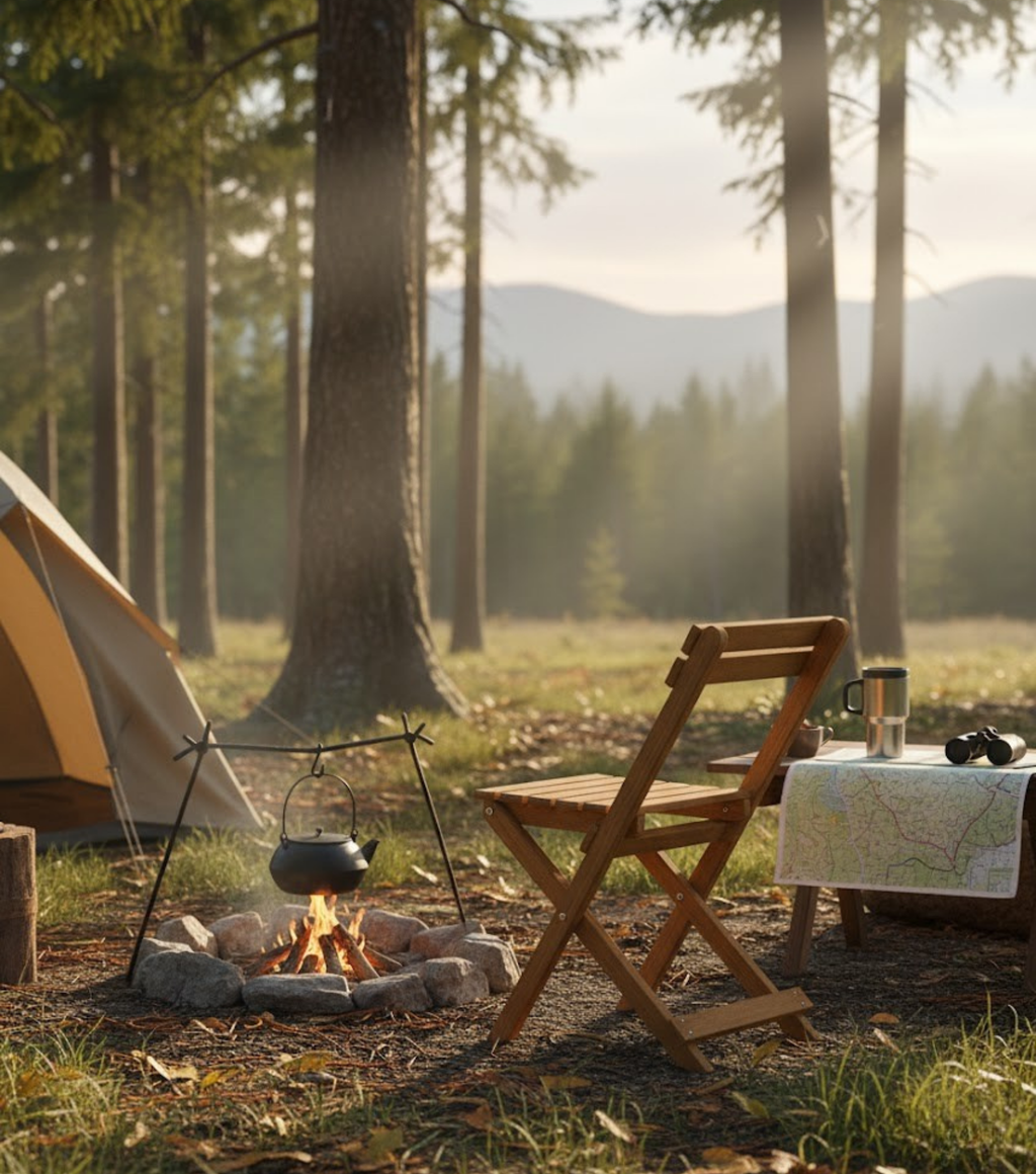 Portable Folding Chair Plan (PDF) – Strong Outdoor Seating Blueprint | Camping Ready