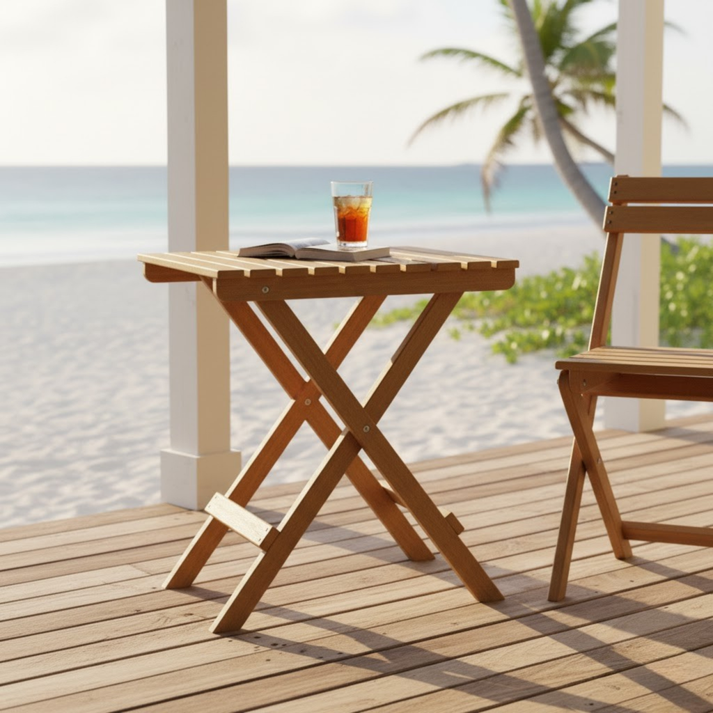 Folding Table and Chair Plans SET | Portable Outdoor Furniture Blueprint | Small Space Solution