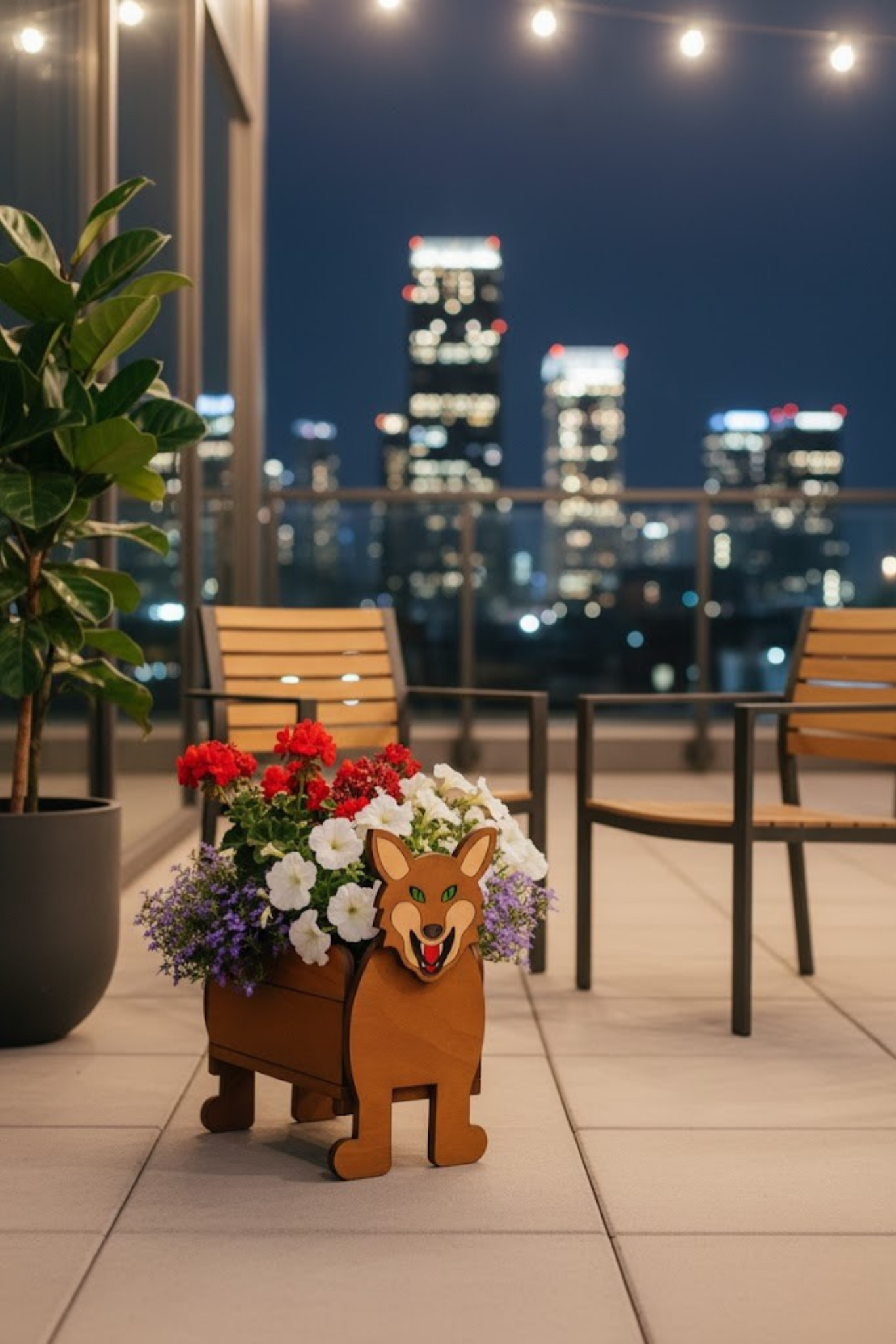 DIY Fox Planter Template (PDF) – Beginner Woodworking Guide for Garden Decor | Instant Download