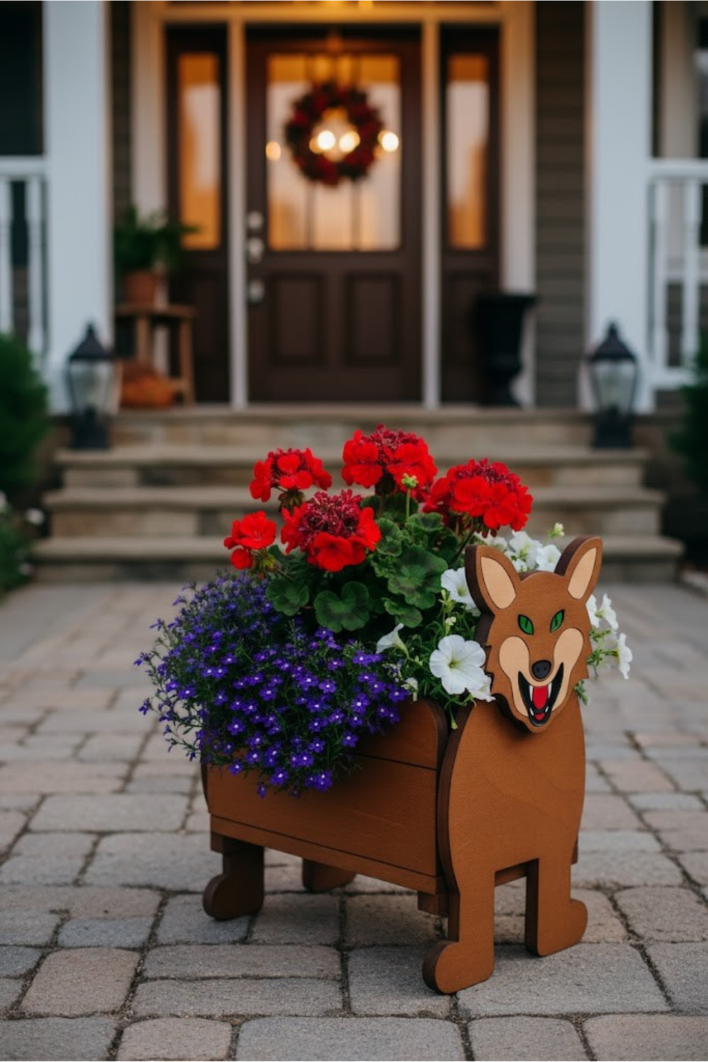 DIY Fox Planter Template (PDF) – Beginner Woodworking Guide for Garden Decor | Instant Download