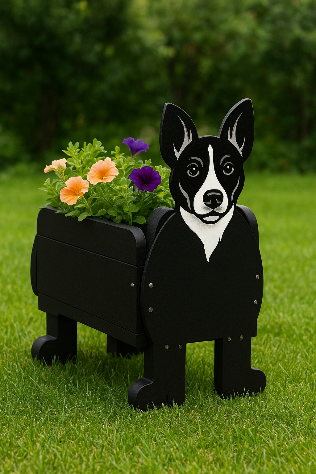 Dog Shaped Wooden Flower Pot – DIY Woodworking Plan (PDF Download)