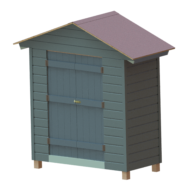 BE-1 Garden Equipment Organizer PLAN (PDF) - Engineered Outdoor Storage Blueprint