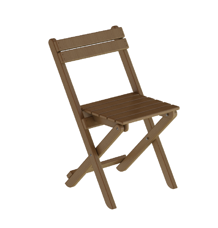 DIY Folding Wooden Chair Kit – Compact & Durable | Walnut Finish